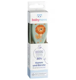 Расческа и щетка Baby-nova с искусственной щетиной Мальчик