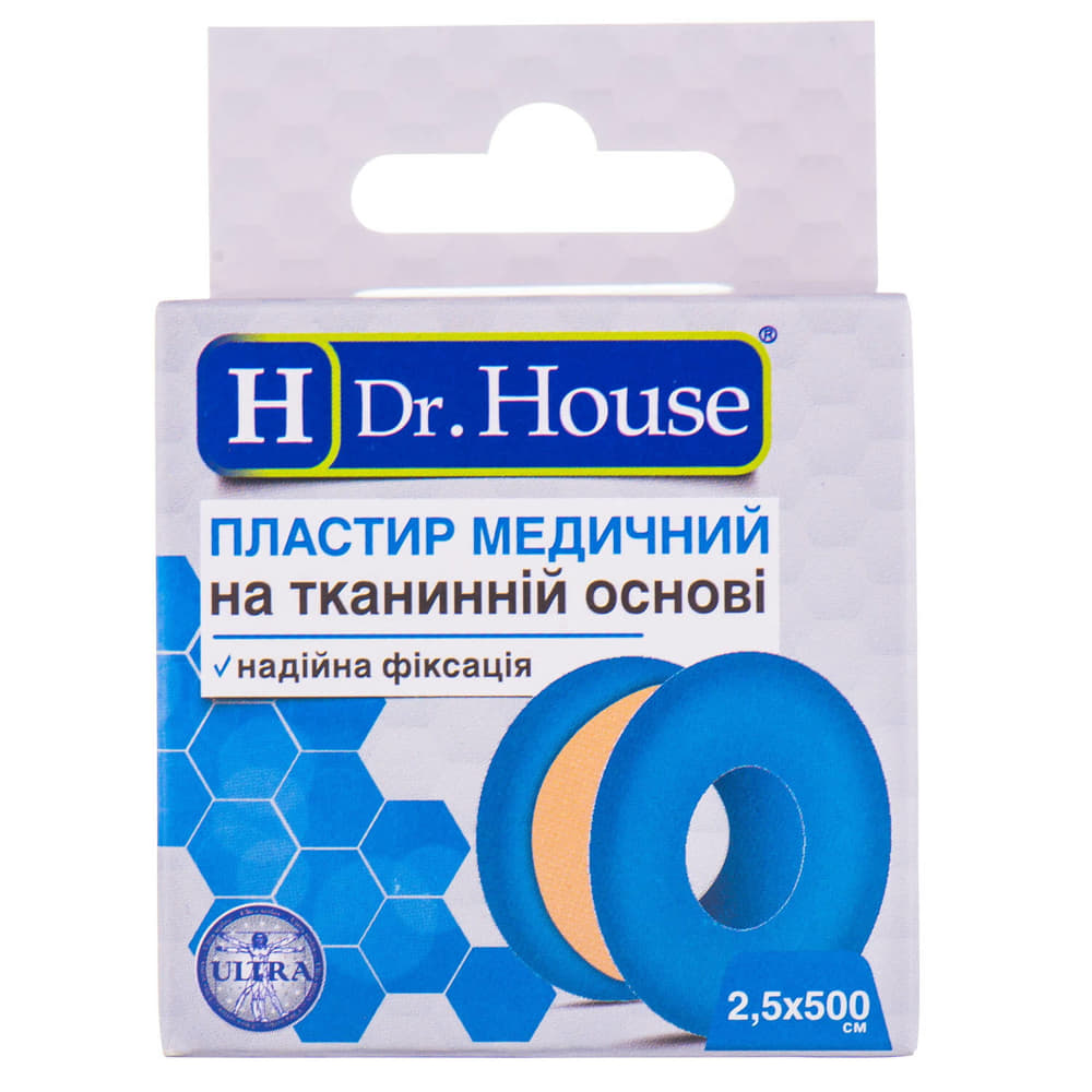 *Л/пласт H.Dr.House 2,5смх500см ткан.уп. с подвесом *Л/пласт H.Dr.House 2,5смх500см ткан.уп. с подвесом