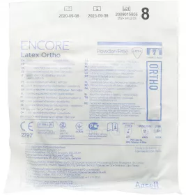 *Рукавички хірург. Encore Orthoaedic латекс. стер. б/пудр. р 8.0