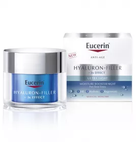 *Гель-бустер Eucerin 98381 Гиалурон-Филлер Ночной ультралегкий (увлажн. до 72 ч.) 50 мл