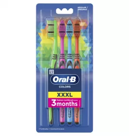 *Зубная щетка ORAL-B Color Collection Семейная средняя №4