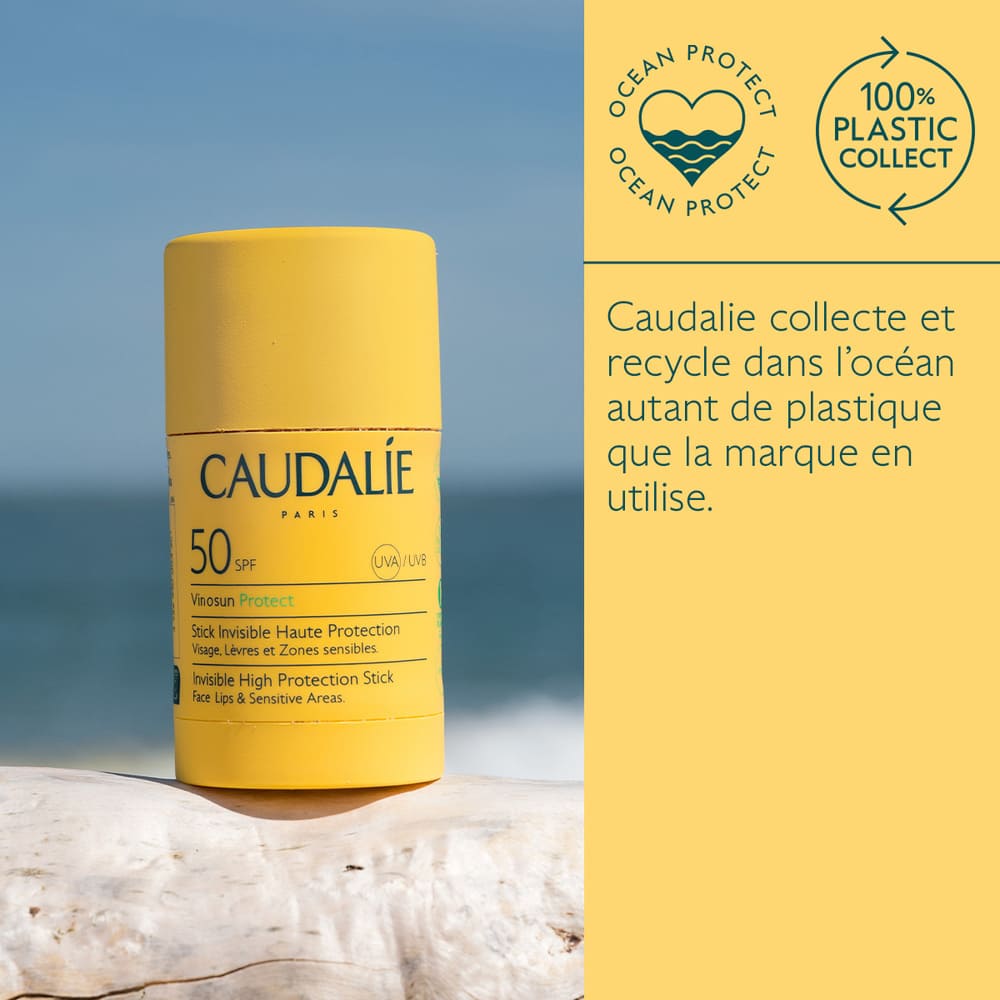 Средство Caudalie Vinosun Protect Солнцезащитный стик для лица и тела SPF50 15 г