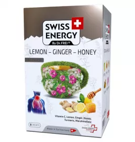 Растворимый чай Swiss Energy Лимон-Имбирь-Мед №8