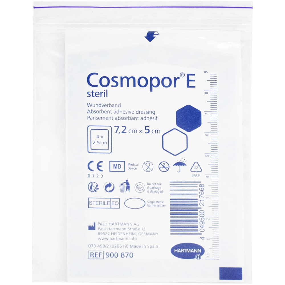 *Повязка Cosmopor E стер. послеопер. 7,2 х 5 см №1 *Повязка Cosmopor E стер. послеопер. 7,2 х 5 см №1
