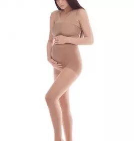 *Колготки Tiana 975 для вагітних антивар. 140 ден 18-21 мм рт. ст. беж. р. 3