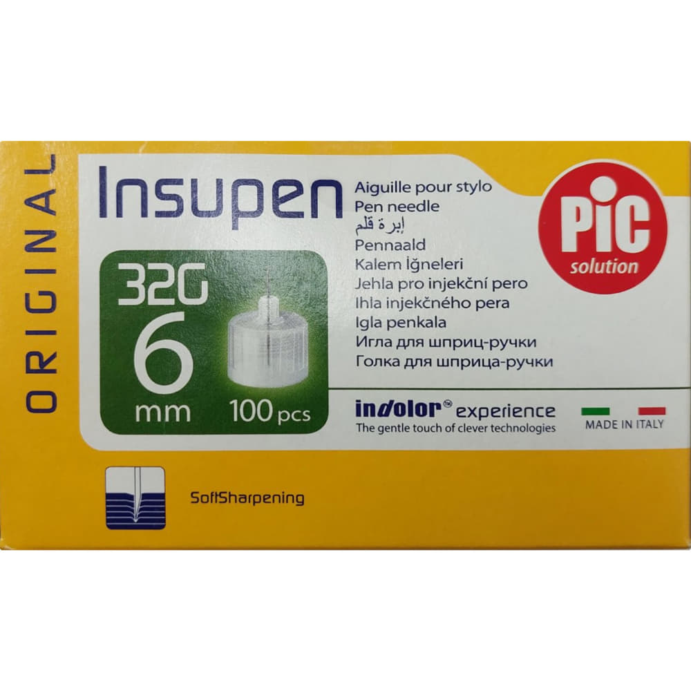 *Игла Insupen для шприц-ручки G32 (0,23*6мм) №100 *Игла Insupen для шприц-ручки G32 (0,23*6мм) №100