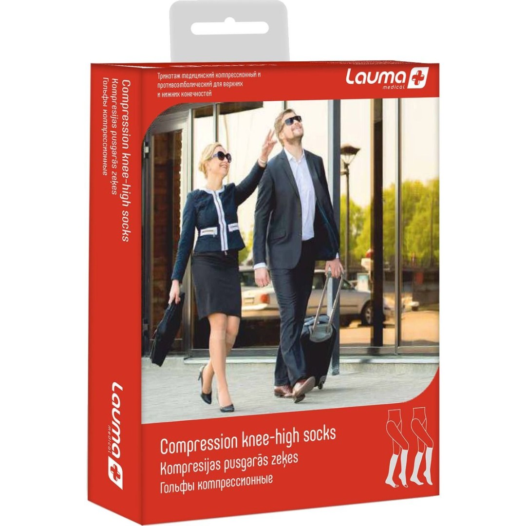 *Гольфы LAUMA компр. с мыском AD207 2 кл. компр. черн. р.3D *Гольфы LAUMA компр. с мыском AD207 2 кл. компр. черн. р.3D
