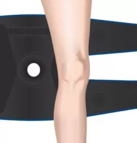 *Ортез на колінний суглоб Orliman чорний довгий 7120/3