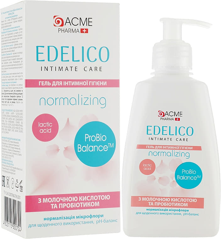 *Гель Edelico Intimate Care Normalizing для интимной гигиены для нормализации микрофлоры 300мл