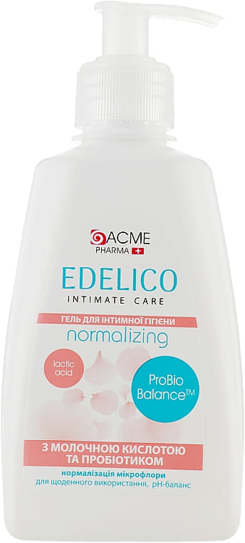 *Гель Edelico Intimate Care Normalizing для інтимної гігієни для нормалізації мікрофлори 300мл