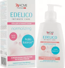 *Гель Edelico Intimate Care Normalizing для інтимної гігієни для нормалізації мікрофлори 300мл