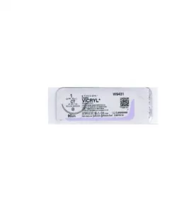 *Викрил 1 игла реж. 1/2 R40 длина 90см фиол. Optime 18S40L