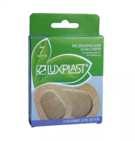 *Пластырь Luxplast глазной детский 48 х 60 мм №7