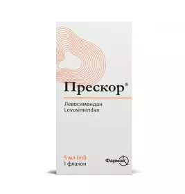 *Прескор концентрат д/р-ну д/інф. 2,5мг/мл 5мл фл. склян. №1