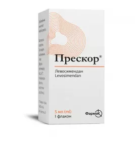 *Прескор концентрат д/р-ну д/інф. 2,5мг/мл 5мл фл. склян. №1