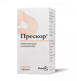*Прескор концентрат д/р-ну д/інф. 2,5мг/мл 5мл фл. склян. №1