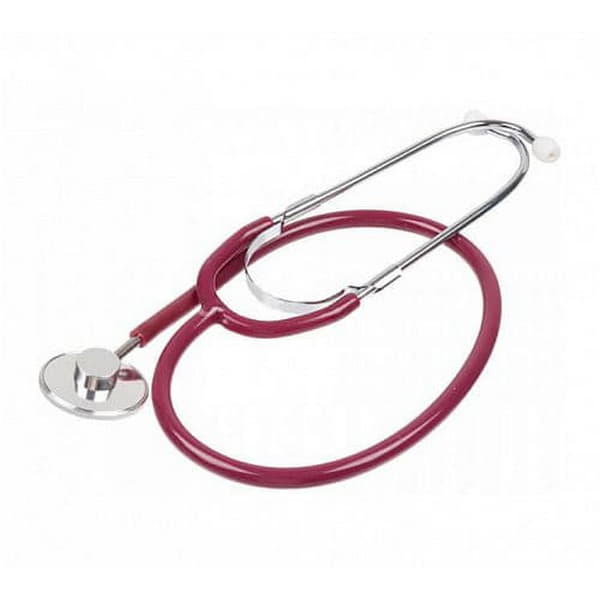 *Стетоскоп бордовий одноловчастий WS-1
