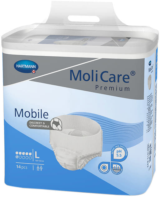 *Трусы поглощающие Hartmann MoliCare Premium Mobile для взрослых р. L №14 *Трусы поглощающие Hartmann MoliCare Premium Mobile для взрослых р. L №14