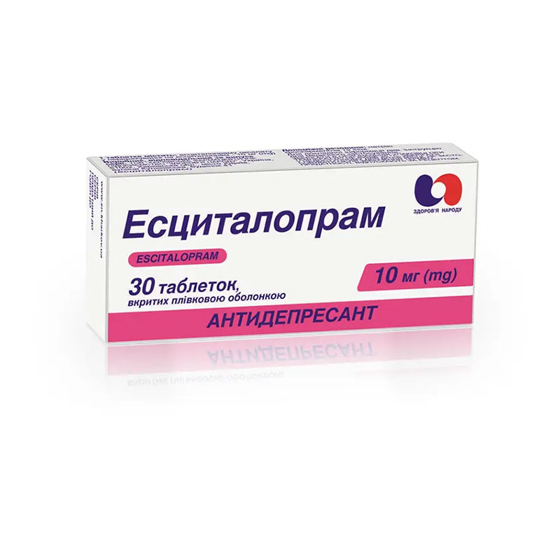 *Эсциталопрам табл. п/о 10мг №30