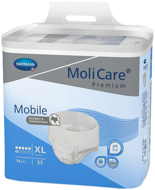 *Трусы поглощающие Hartmann MoliCare Premium Mobile для взрослых р. XL №14 *Трусы поглощающие Hartmann MoliCare Premium Mobile для взрослых р. XL №14