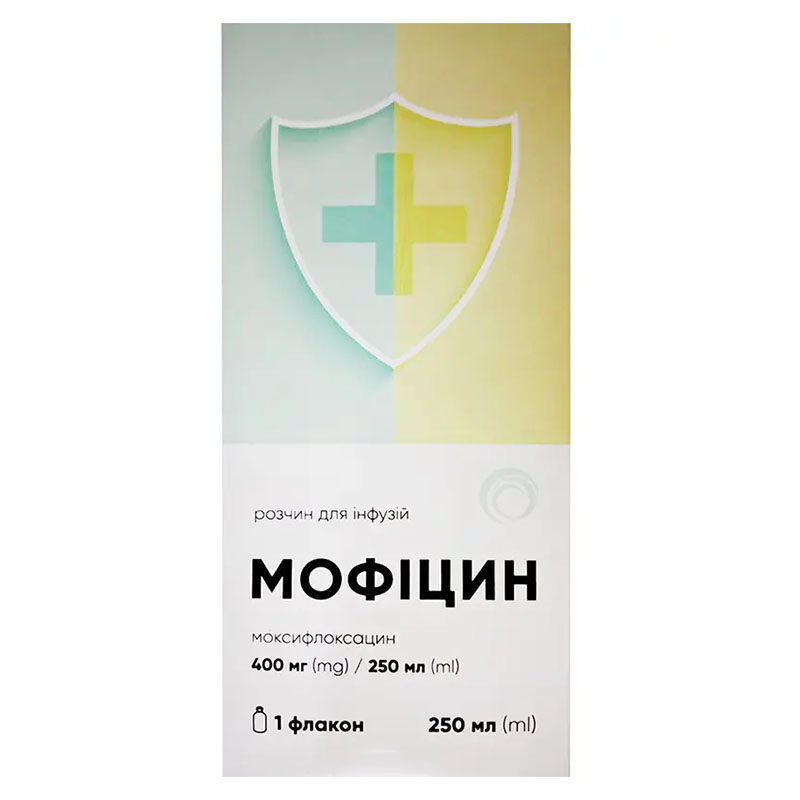 *Мофіцин р-н д/інф. 400 мг/250 мл фл. 250 мл