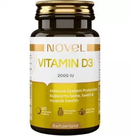 Вітаміни NOVEL Віт. D3 2000МЕ табл. жув. №60