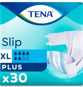 *Подгузники TENA для взрослых Slip Plus XL 120-160 см №30