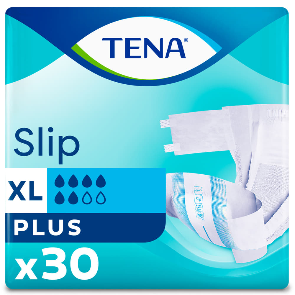 *Підгузки TENA для дорослих Slip Plus XL 120-160 см №30