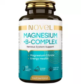Вітаміни NOVEL Магній + В-комплекс табл. жув. №60