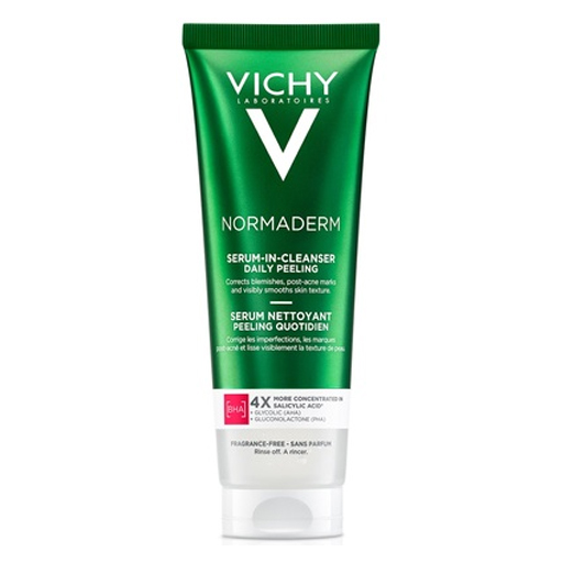Гель-сыворотка Vichy Нормадерм очищающий с эффектом пилинга для проблемной кожи лица и тела 125 мл Гель-сыворотка Vichy Нормадерм очищающий с эффектом пилинга для проблемной кожи лица и тела 125 мл