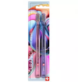 *Зубна щітка Curaprox Набір Duo Colorful Curls Edition ультрам'як. №2