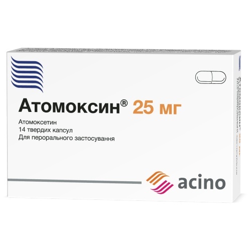 *Атомоксин капс. тв. 25мг №14 (2*7) *Атомоксин капс. тв. 25мг №14 (2*7)