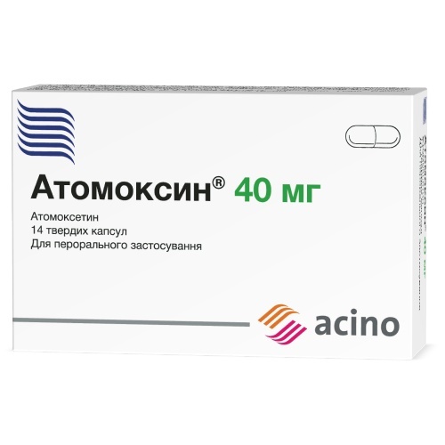 *Атомоксин капс. тв. 40мг №14 (2*7) *Атомоксин капс. тв. 40мг №14 (2*7)