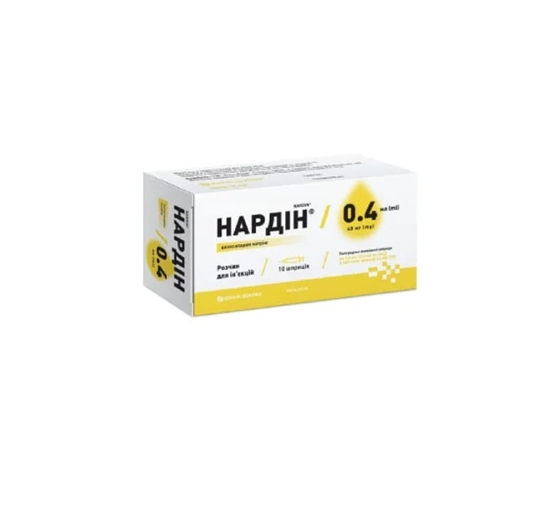 Нардин р-р д/ин. 4000 анти-ХА МО 0,4мл в шприце Юрия-фарм Нардин р-р д/ин. 4000 анти-ХА МО 0,4мл в шприце Юрия-фарм