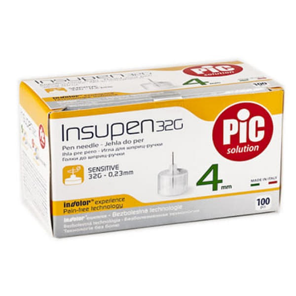 *Игла Insupen для шприц-ручки G32 (0,23*4мм) №100 *Игла Insupen для шприц-ручки G32 (0,23*4мм) №100