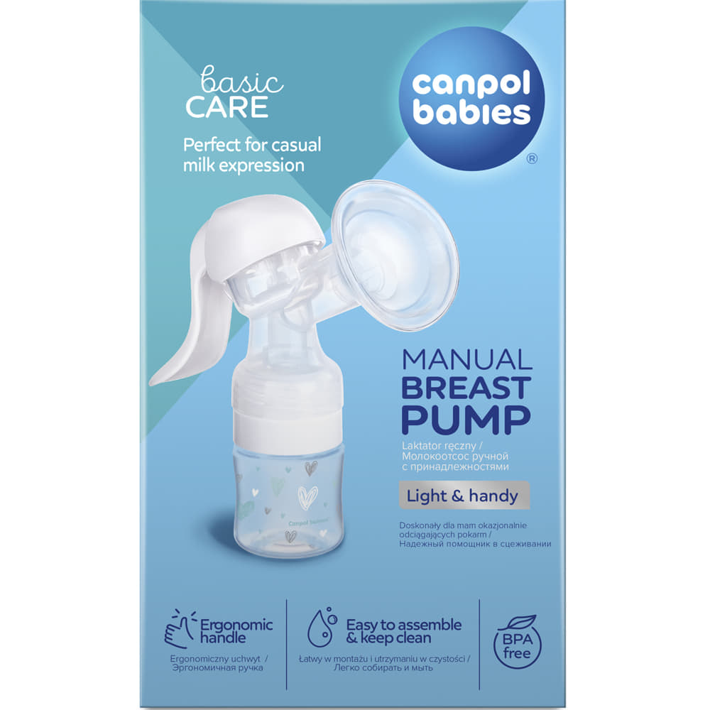 Молоковідсмоктувач Canpol Babies Basic 12/216 ручний