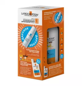 *Набор La Roche-Posay Флюид Антелиос UVA400 Дермо-Педиатрикс SPF50+ 50мл для детей+подарок терм. вод