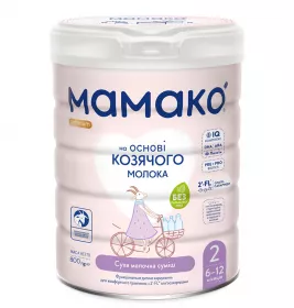 Суміш Мамако PREMIUM 2 ЗГМ 6-12 міс. 800г