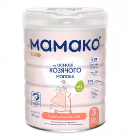 Суміш Мамако PREMIUM 3 ЗГМ 12+ міс. 800г
