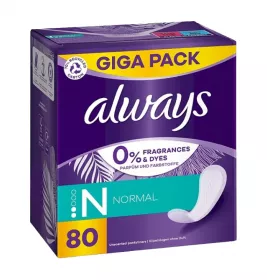 *Прокладки Always Daily щоденні Fresh Normal Без запаху №80