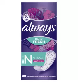 Прокладки Always Daily ежедневные Fresh Normal Свежий аромат №30