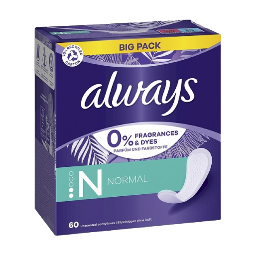*Прокладки Always Daily ежедневные Fresh Normal Без запаха №60 *Прокладки Always Daily ежедневные Fresh Normal Без запаха №60