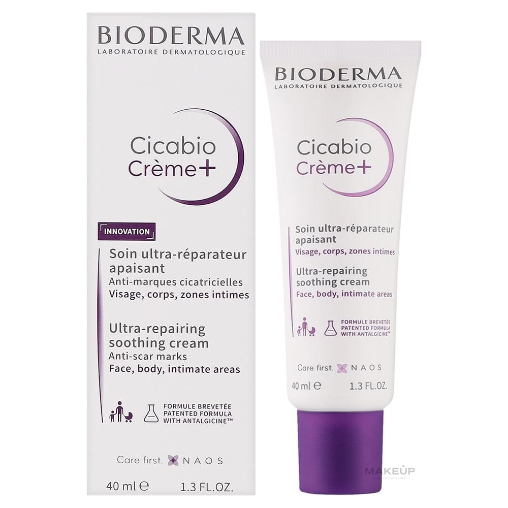 Крем Bioderma Сикабио Creme+ для лица успокаивающий 40мл