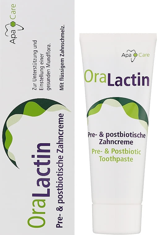 Зубная паста ApaCare с постбиотиками OraLactin 75 мл Зубная паста ApaCare с постбиотиками OraLactin 75 мл