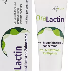 Зубна паста ApaCare з постбіотиками OraLactin 75 мл