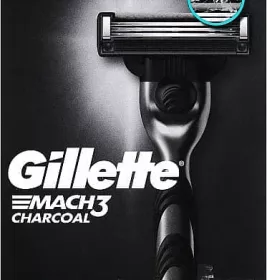 Бритва Gillette Mach3 Charcoal с 2 сменными касетами