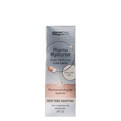 *Pharma Hyaluron Nude Perfection Флюид тонирующ. очень светлый SPF-20 50мл