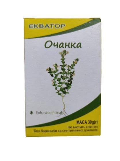 *Фиточай Очанка трава 30г Экватор