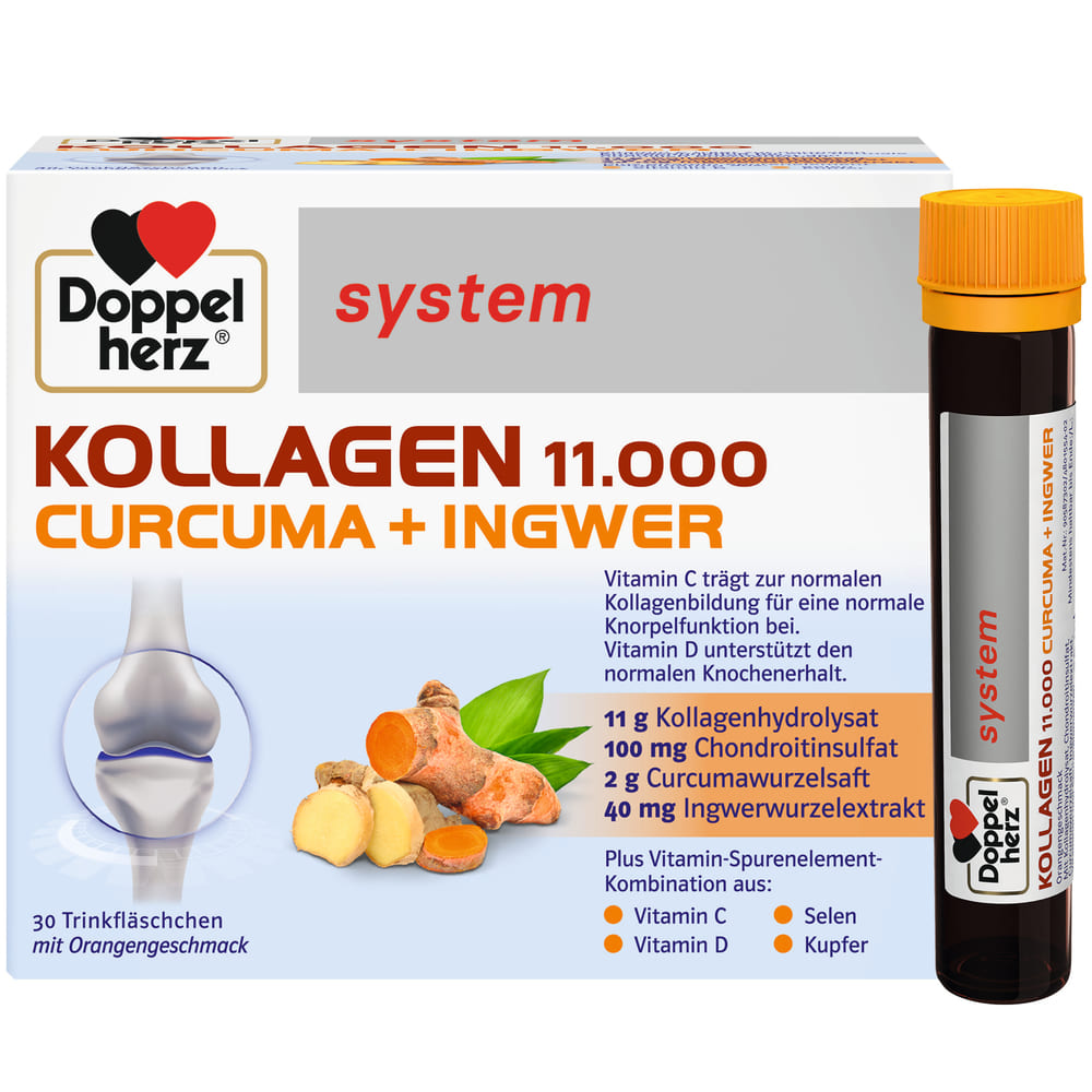 Доппельгерц System Колаген 11000 Куркума+имбирь фл.25мл №30 Доппельгерц System Колаген 11000 Куркума+имбирь фл.25мл №30