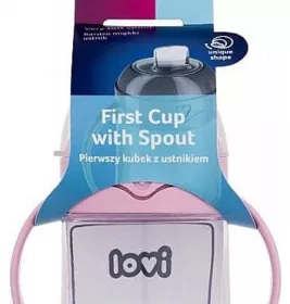 *Кружка-непроливайка Lovi 35/353 з носиком рожева 150 мл